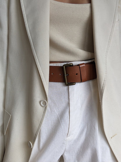 Amazing Vintage Snap Pocket Leather Belt