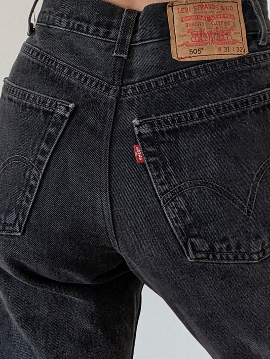 Favorite Vintage Levi's 505 Black Denim