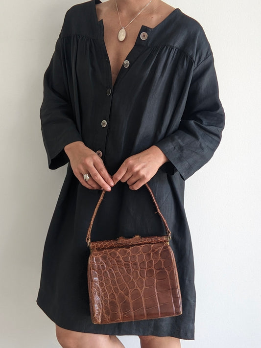 Vintage Henri Bendel Linen Easy Dress