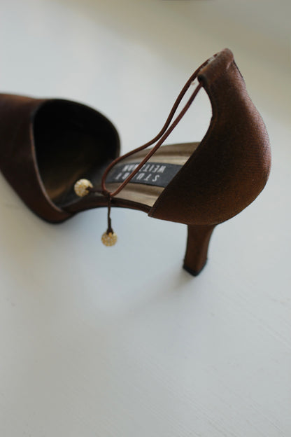 Stunning Vintage Stuart Weitzman Iridescent D'Orsay Pump