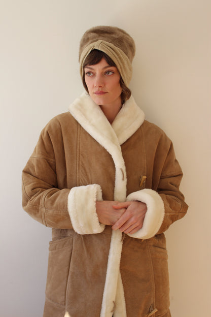 Sweet Vintage Cappuccino Faux Fur Hat