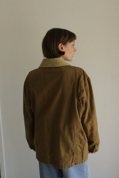 Vintage Orvis Olive Canvas Chore Coat