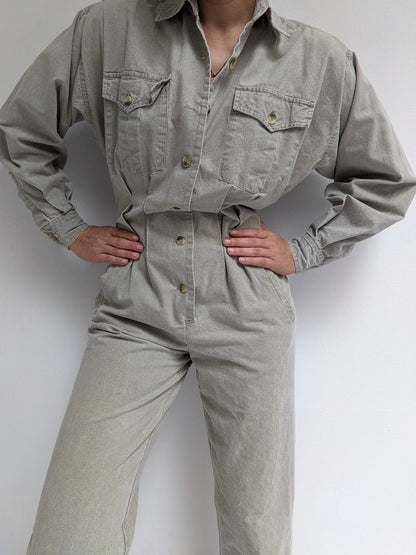 Vintage Banana Republic Faded Canvas Jumpsuit