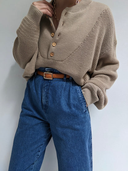 Vintage Dockers Pleated Denim