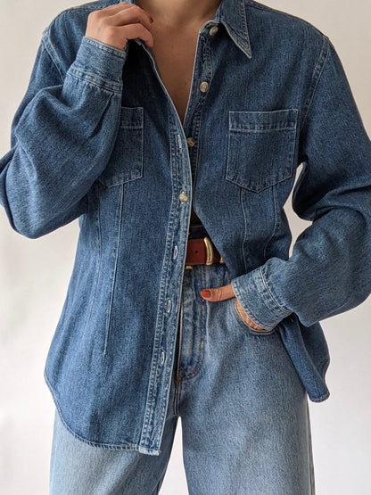 Vintage Denim Button Down
