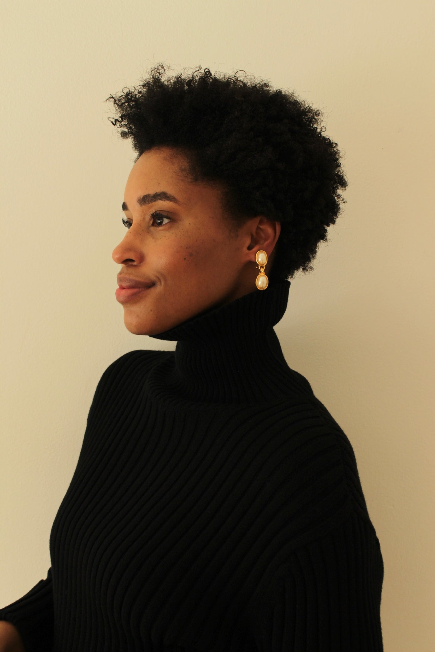 Classic Vintage Faux Pearl Drop Earrings