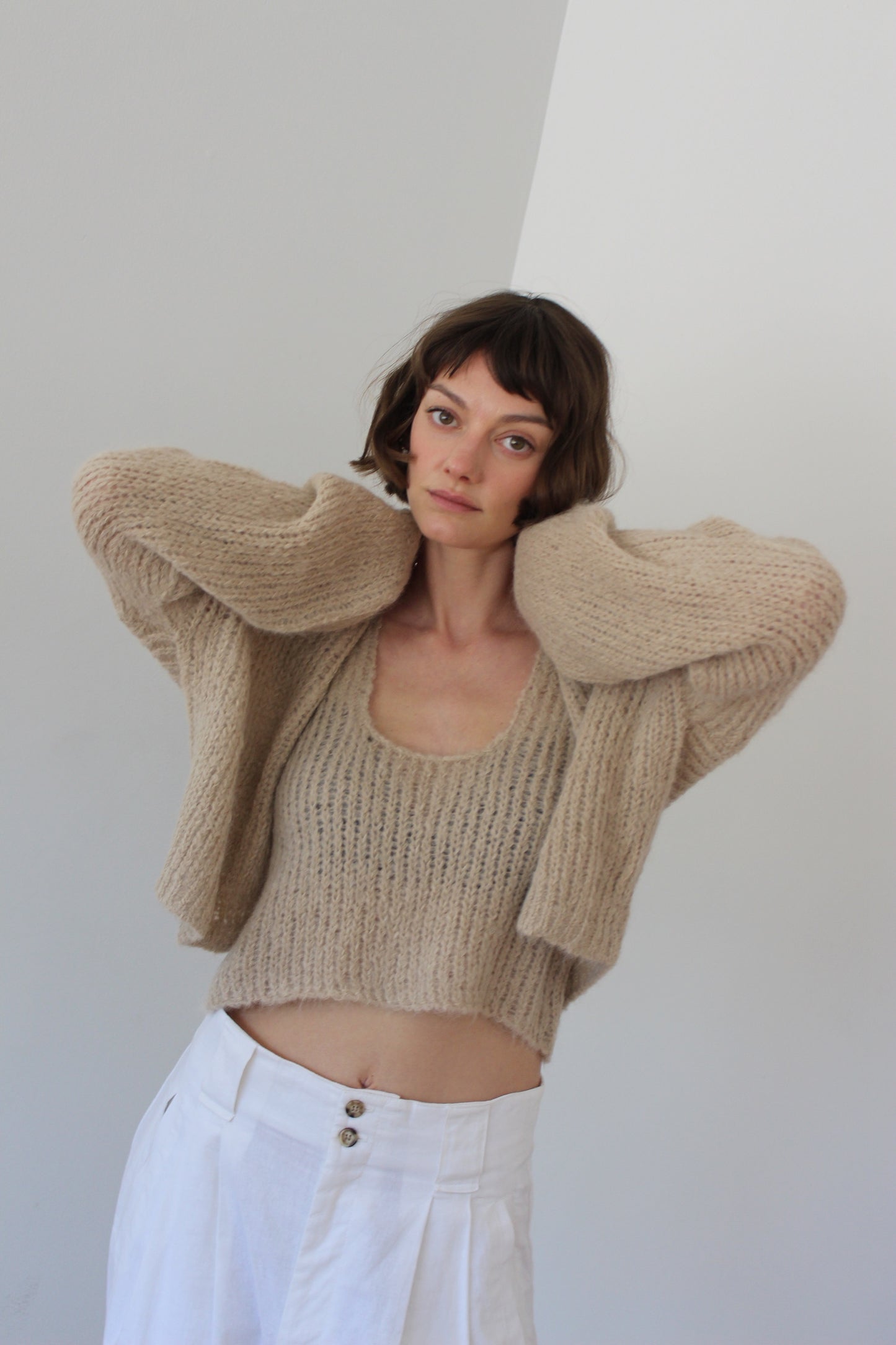 Super Crop Sweater Tank