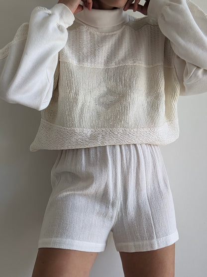 Favorite Vintage Textured Turtleneck Sweatshirt