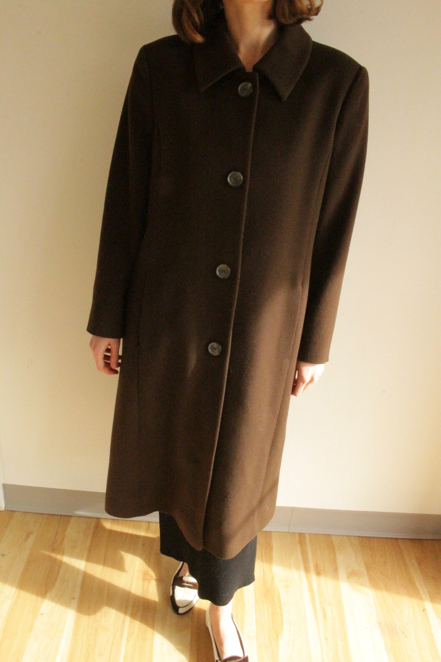 Stunning Escada Cocoa Wool & Cashmere Coat