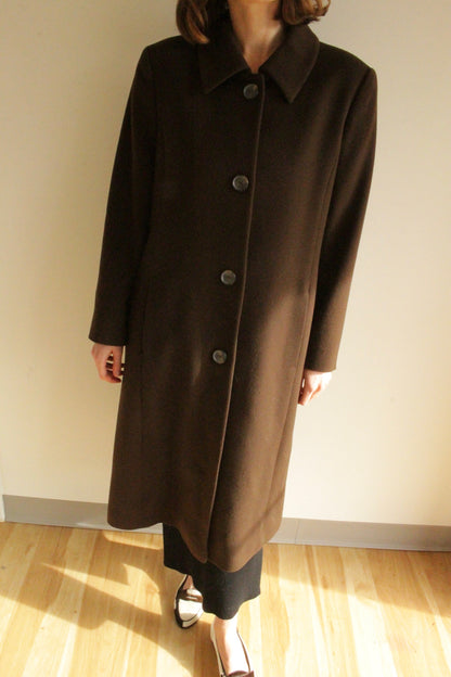 Stunning Escada Cocoa Wool & Cashmere Coat