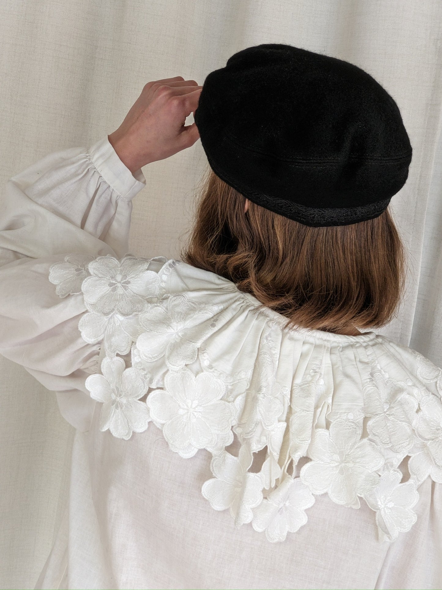 Vintage Greek Wool Fisherman's Cap