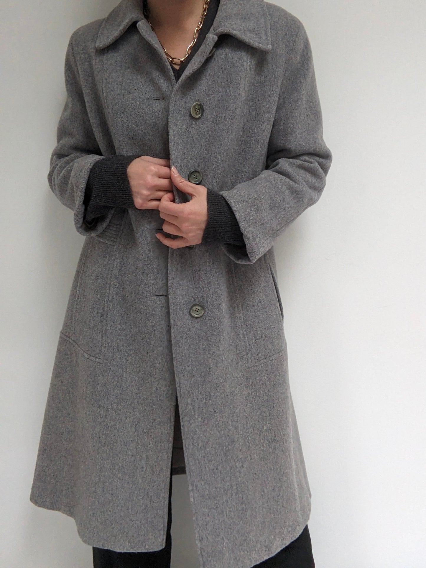 Lovely Vintage Ash Wool Coat