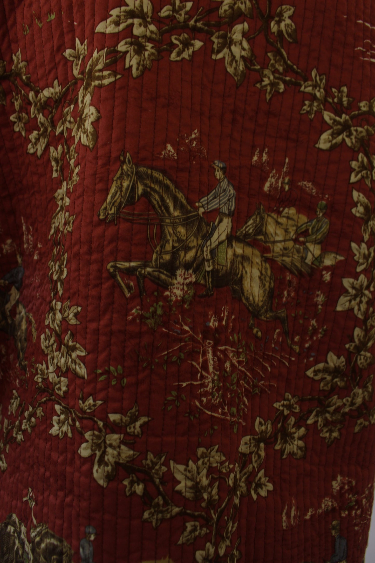 Vintage Reversible Equestrian Quilted Jacket