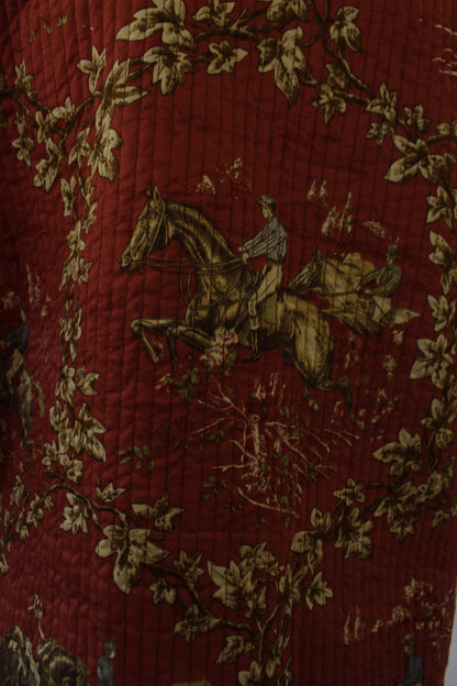 Vintage Reversible Equestrian Quilted Jacket