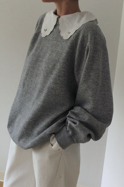 Reworked Vintage Collared Crewneck