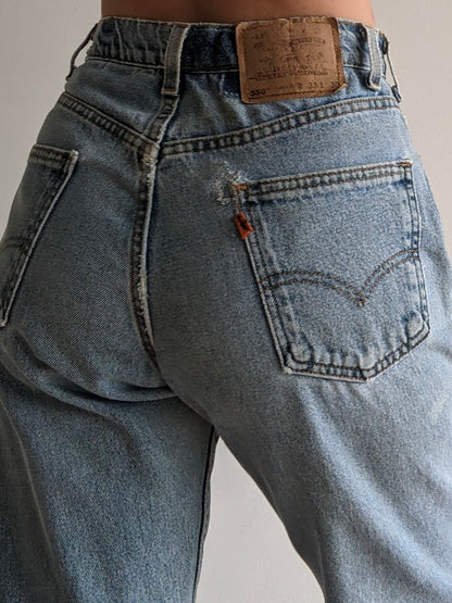 Vintage Levi's 550 Orange Tab Denim
