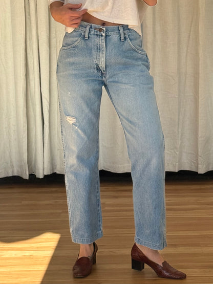 Favorite Vintage Distressed Blue Denim