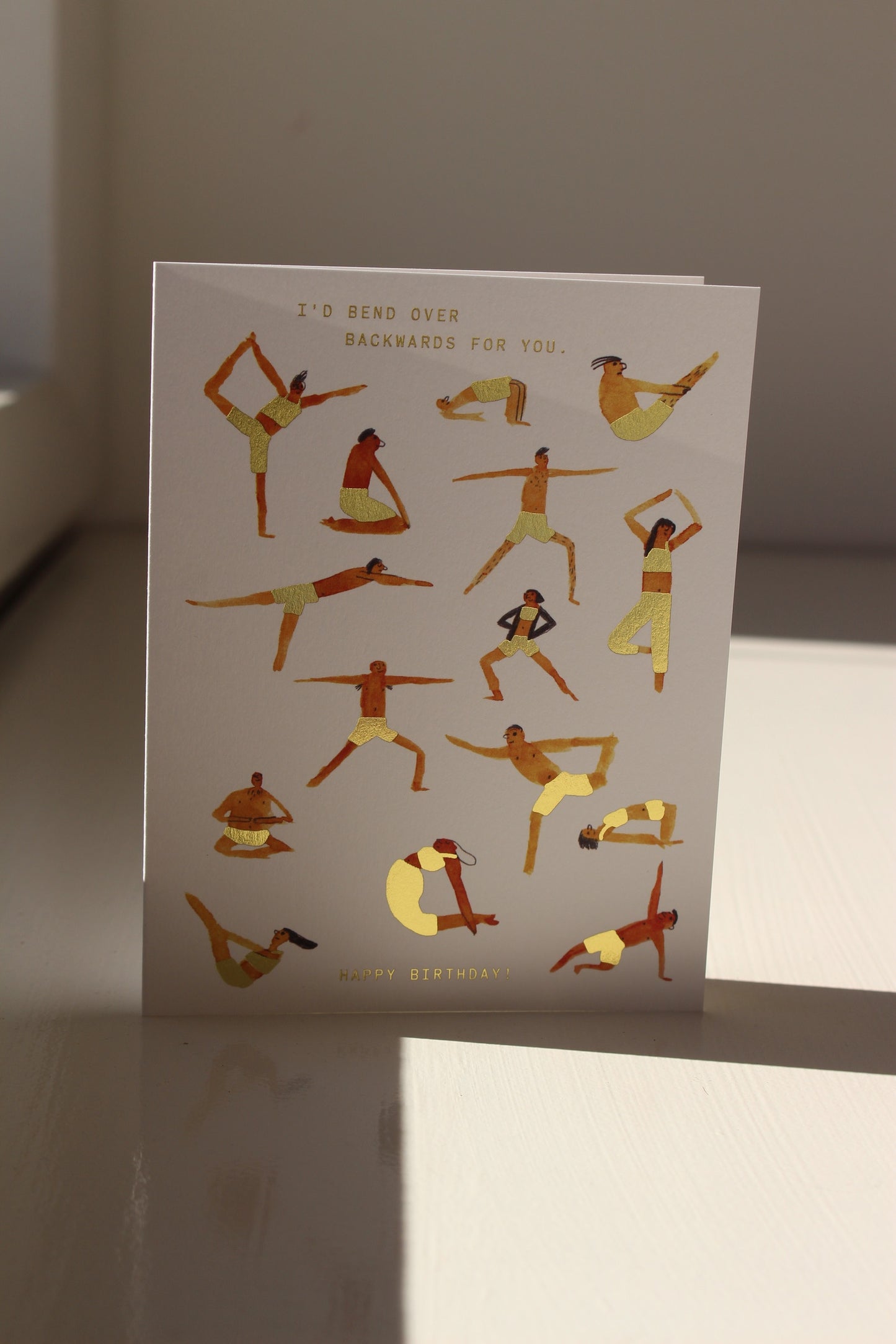 I'd Bend Over Backwards Birthday Card