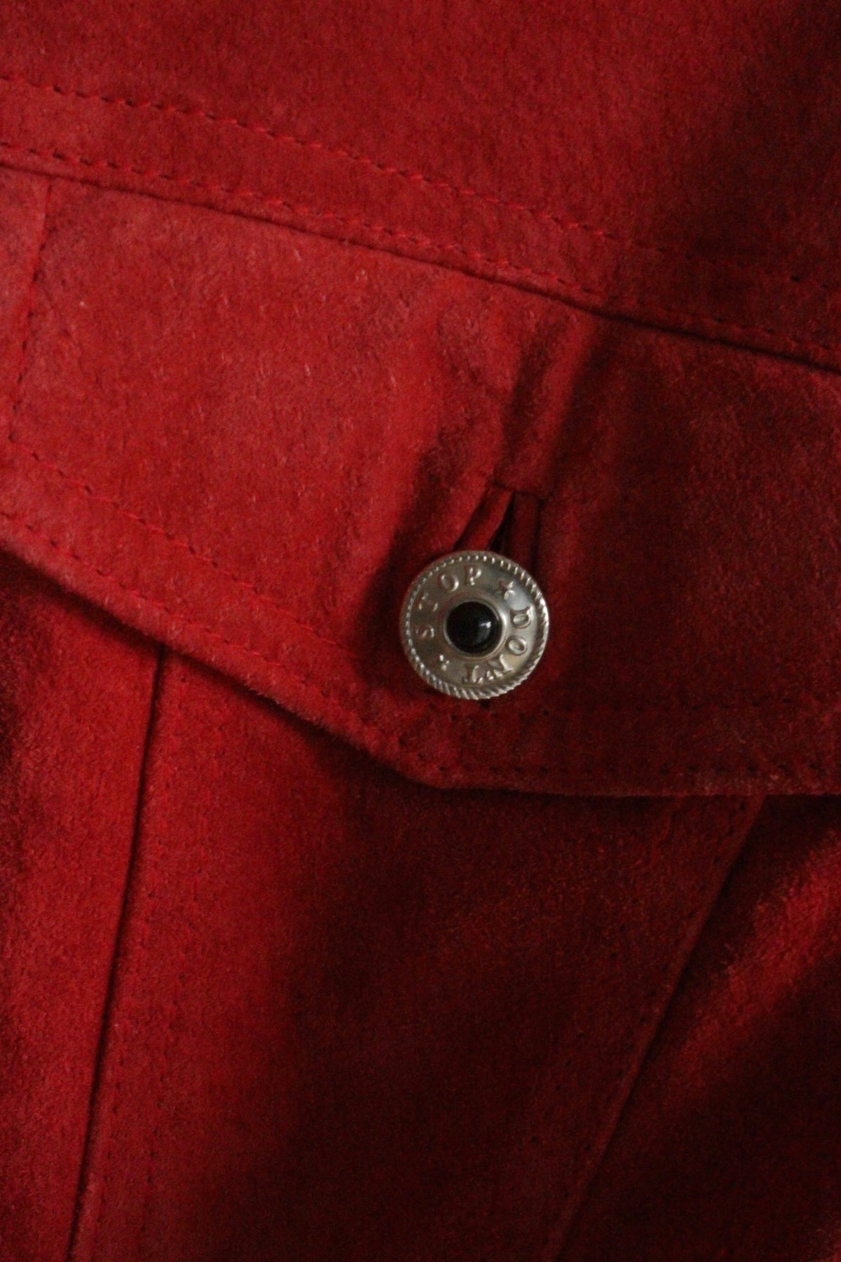 Vintage Cardinal Suede Jacket