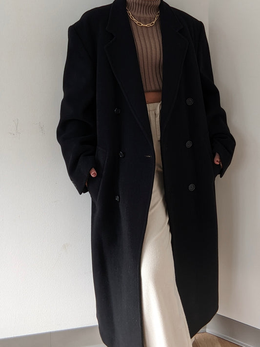 Vintage Caviar Cashmere Coat