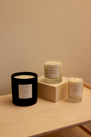 Cedar & Santal Candle / Available in Multiple Sizes