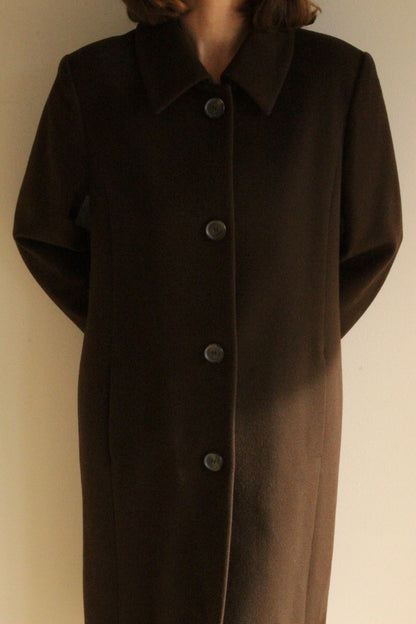 Stunning Escada Cocoa Wool & Cashmere Coat