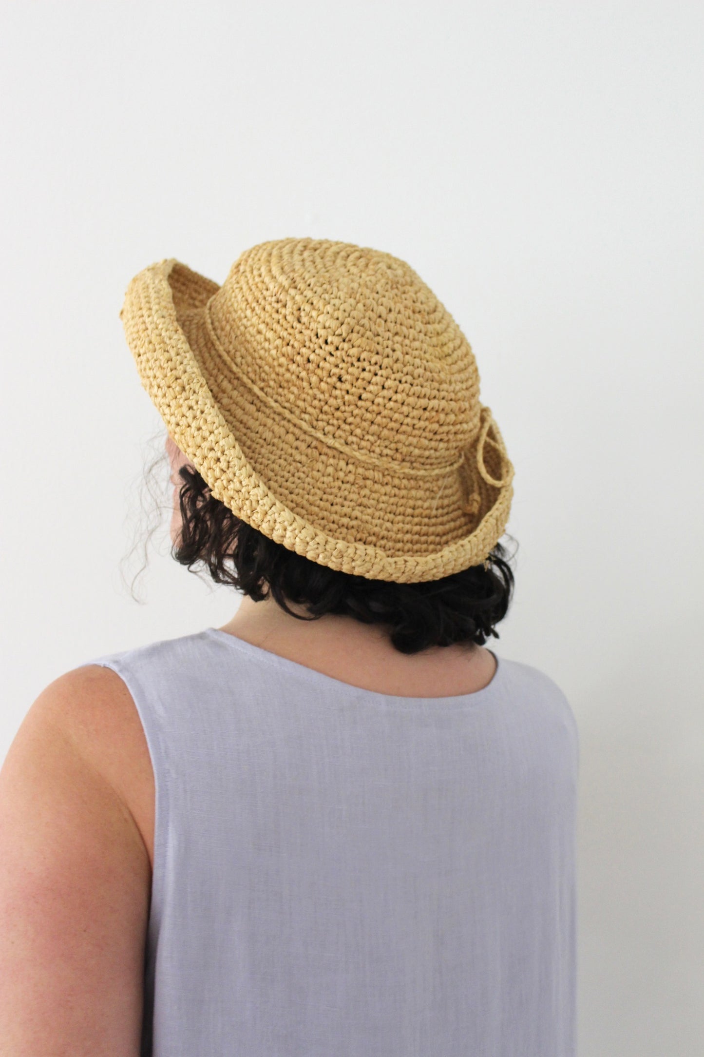 Vintage Woven Straw Sun Hat