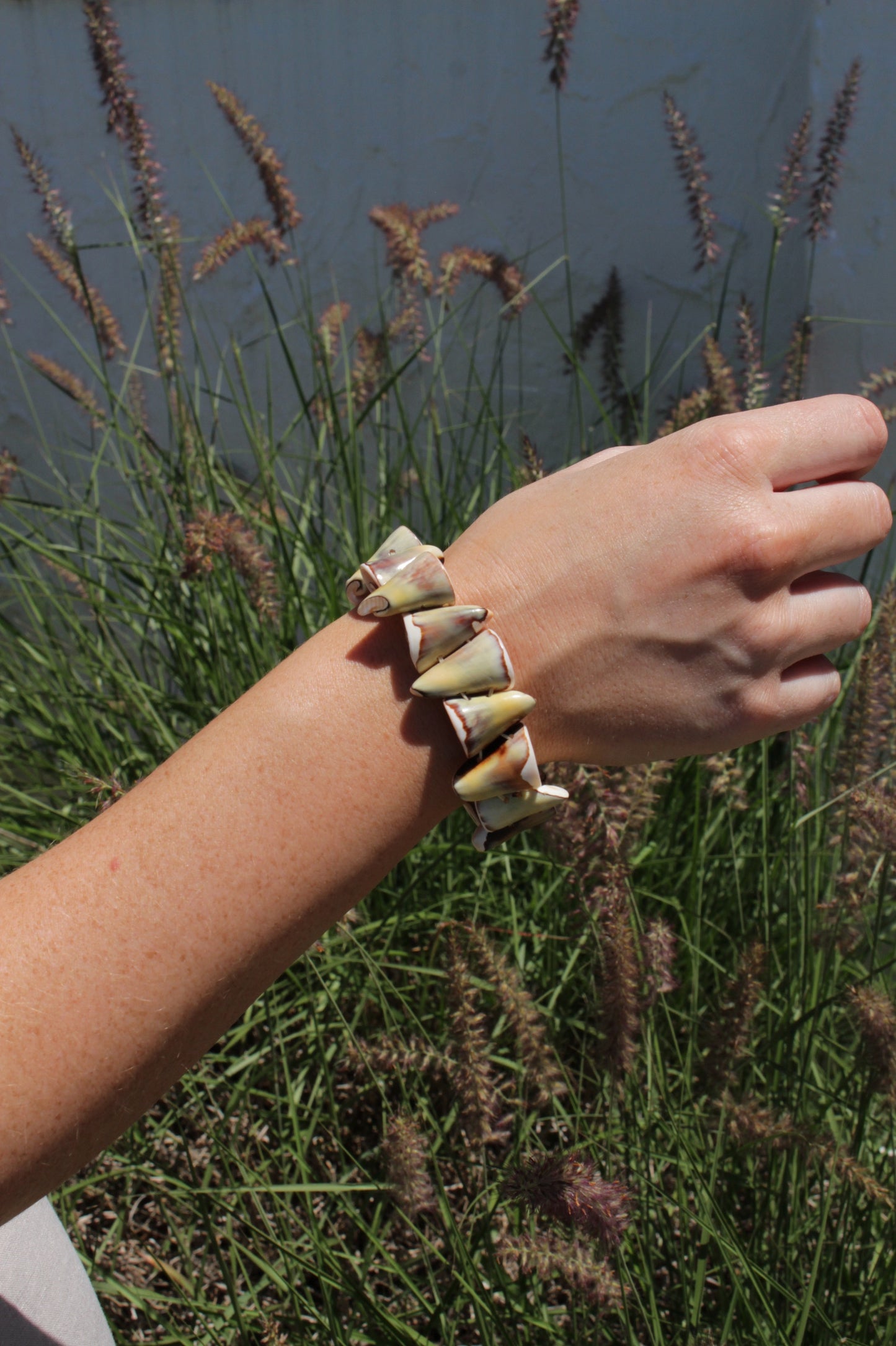 Fun Vintage Spiral Shell Bracelet