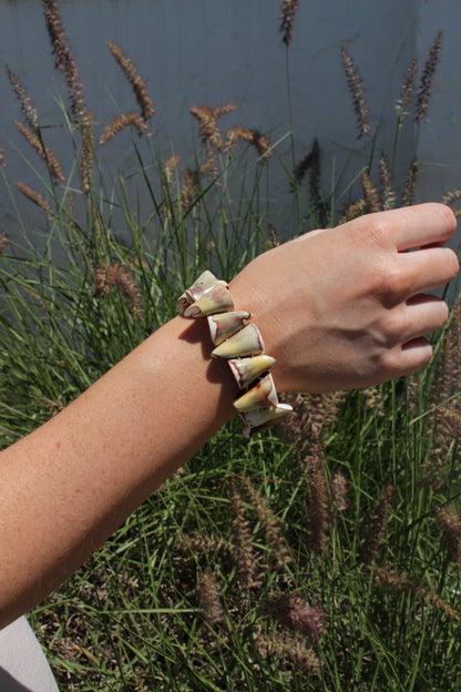 Fun Vintage Spiral Shell Bracelet