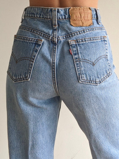 Vintage Levi's 512 Faded Blue Denim