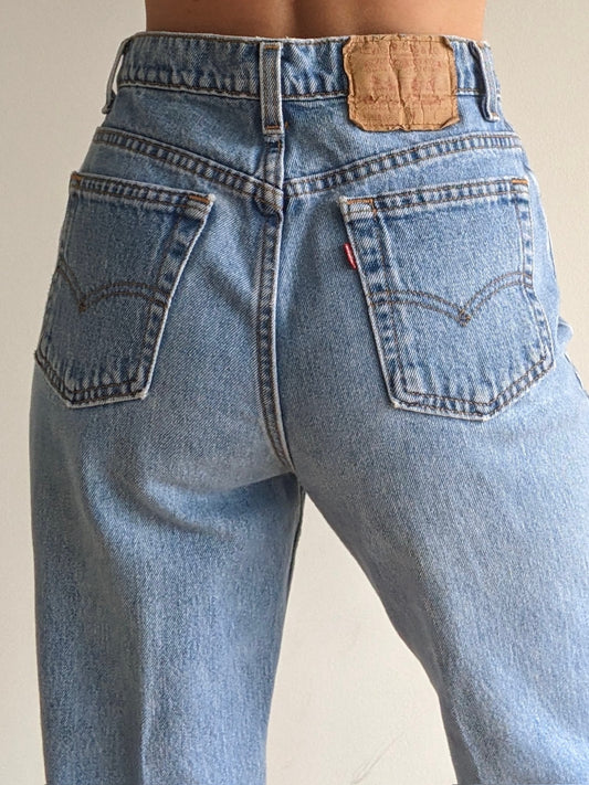 Vintage Levi's 512 Faded Blue Denim
