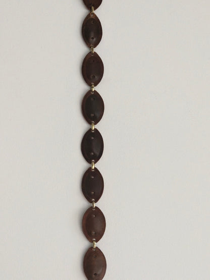 Vintage Linked Leather Chain Belt