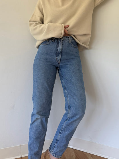 90s High Rise Blue Denim