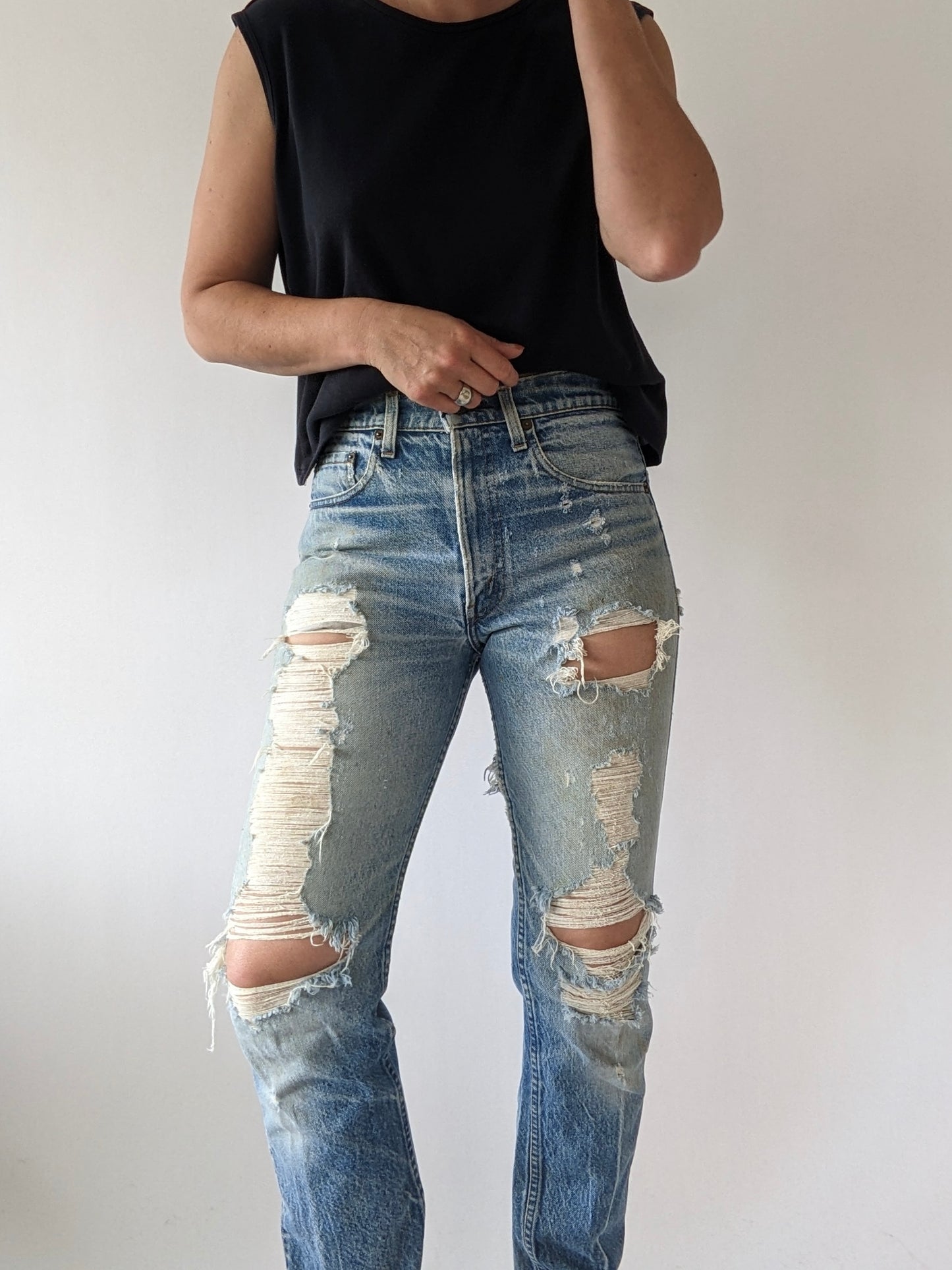 Vintage Levi's Ultra-Distressed Denim