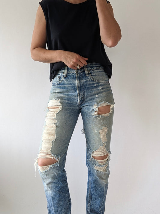 Vintage Levi's Ultra-Distressed Denim