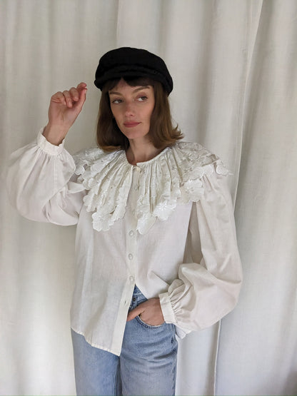 Vintage Greek Wool Fisherman's Cap