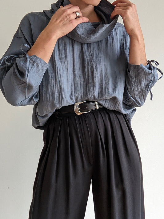 Incredible Vintage Stone Silk Pullover