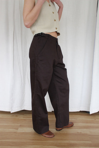 Ingrid Cotton Twill Carpenter Pant