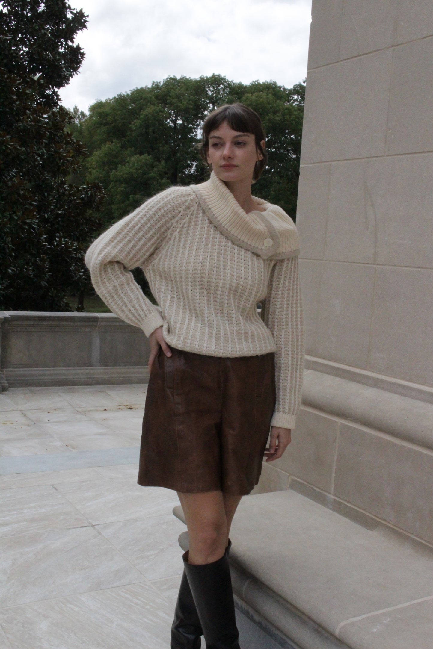 Wonderful & Rare Vintage Chunky Knit Mohair Sweater