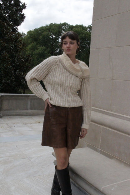 Wonderful & Rare Vintage Chunky Knit Mohair Sweater