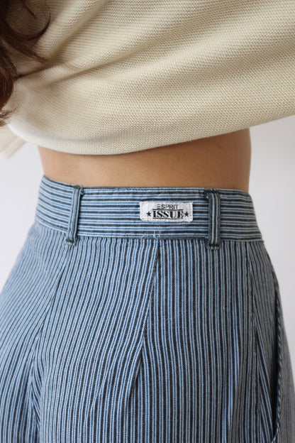 Vintage Sky Striped Trousers
