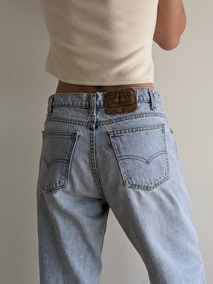 Vintage Levi's 550 Orange Tab Jeans