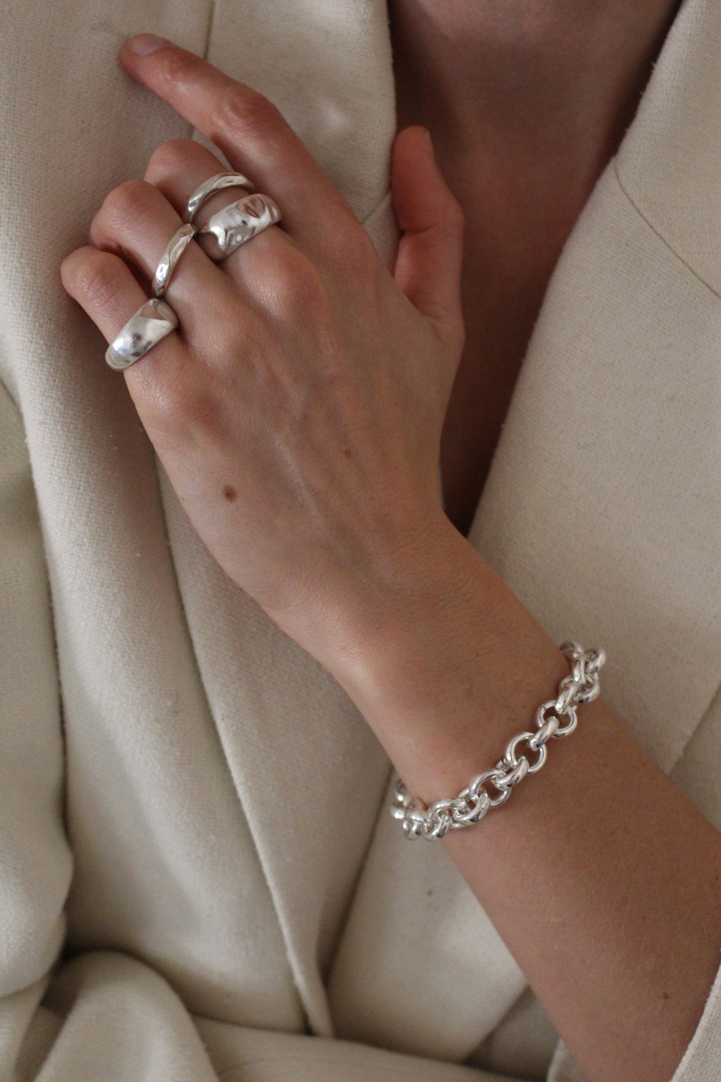 Lynette Sterling Silver Bracelet