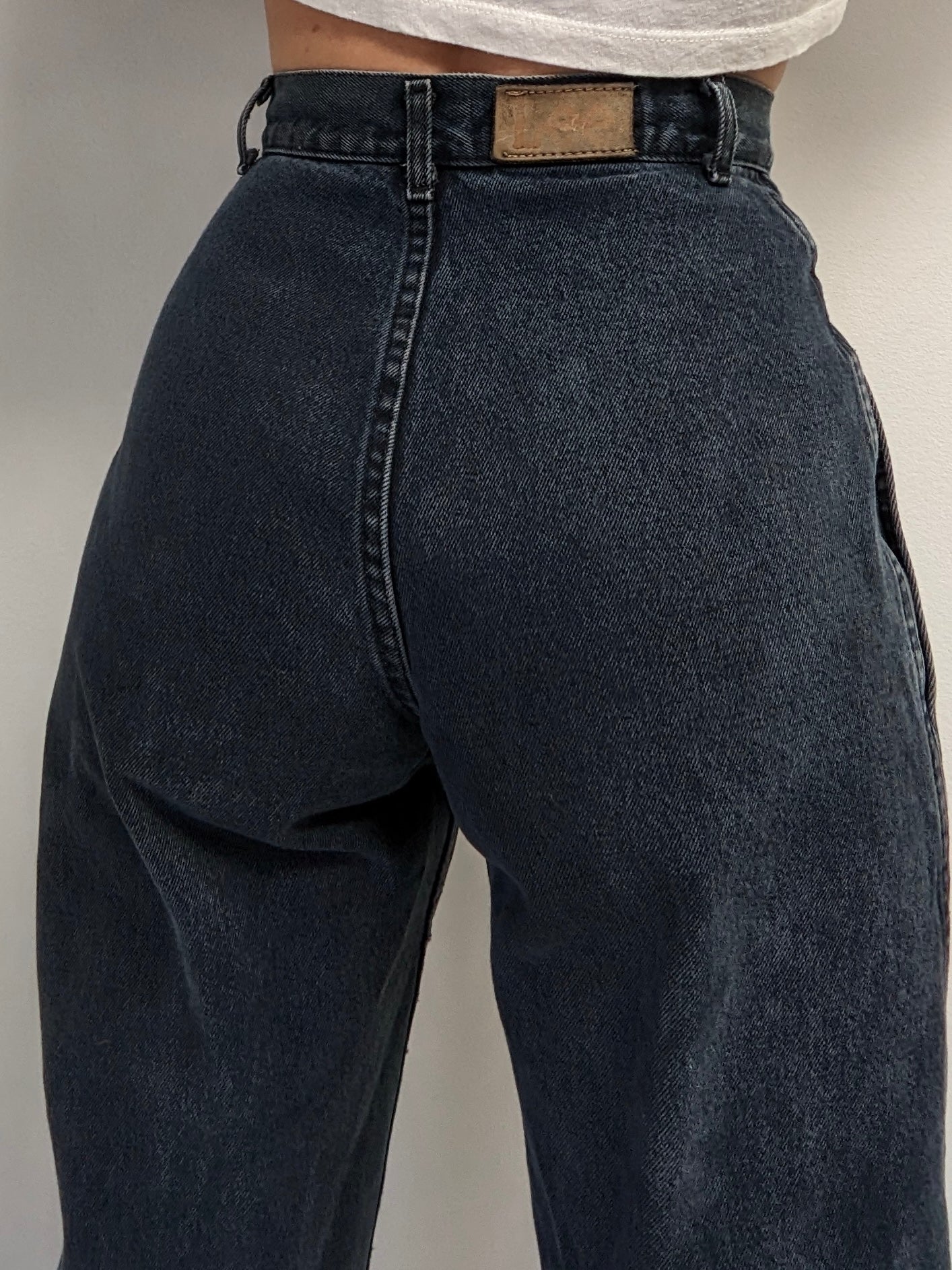 Amazing Vintage Lee Pleated Denim