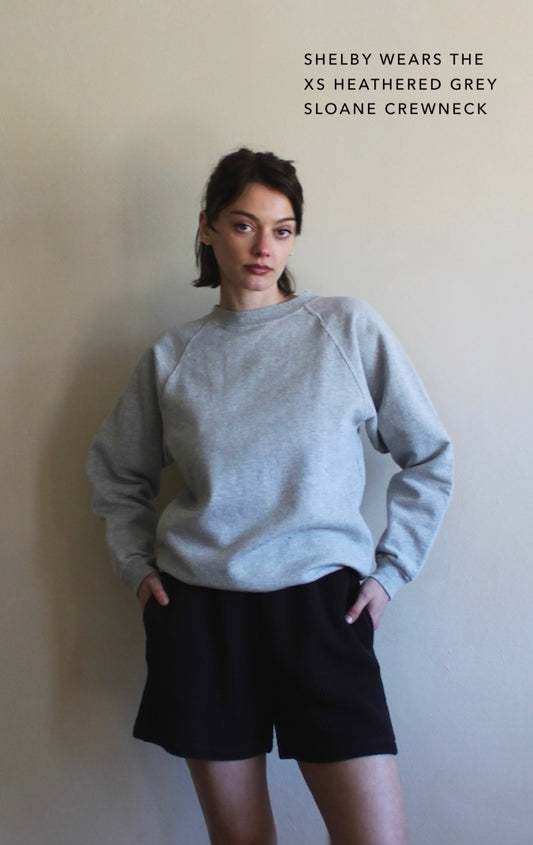 Sloane Cotton Crewneck Sweatshirt