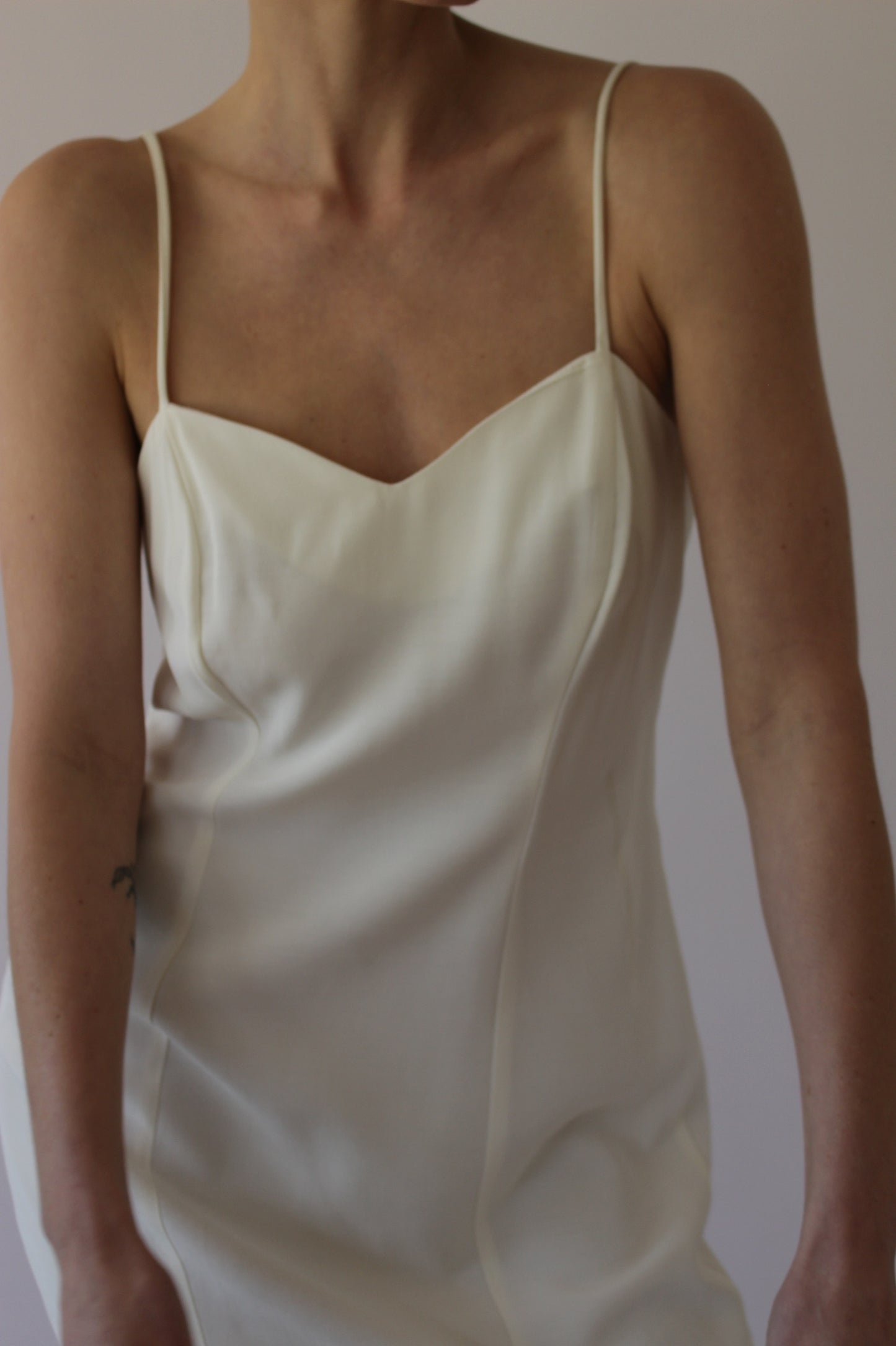 Vintage Vanilla Slip Dress & Lace Bolero Set