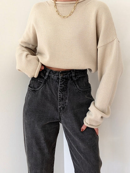 Vintage Bill Blass Black Denim