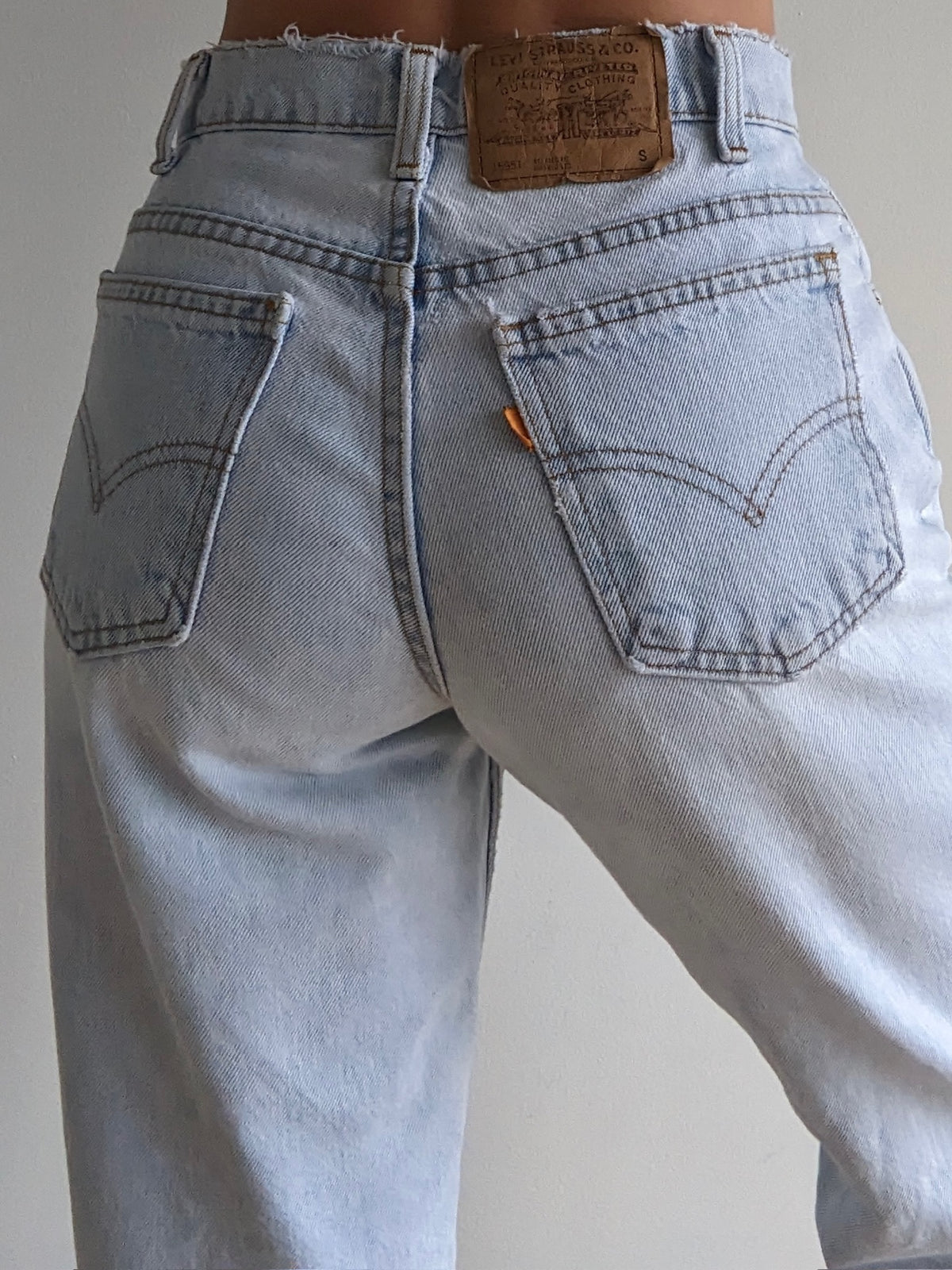 Vintage Levi's 951 Orange Tab Jeans