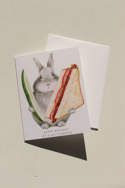 Let's Go Clubbing Birthday Card