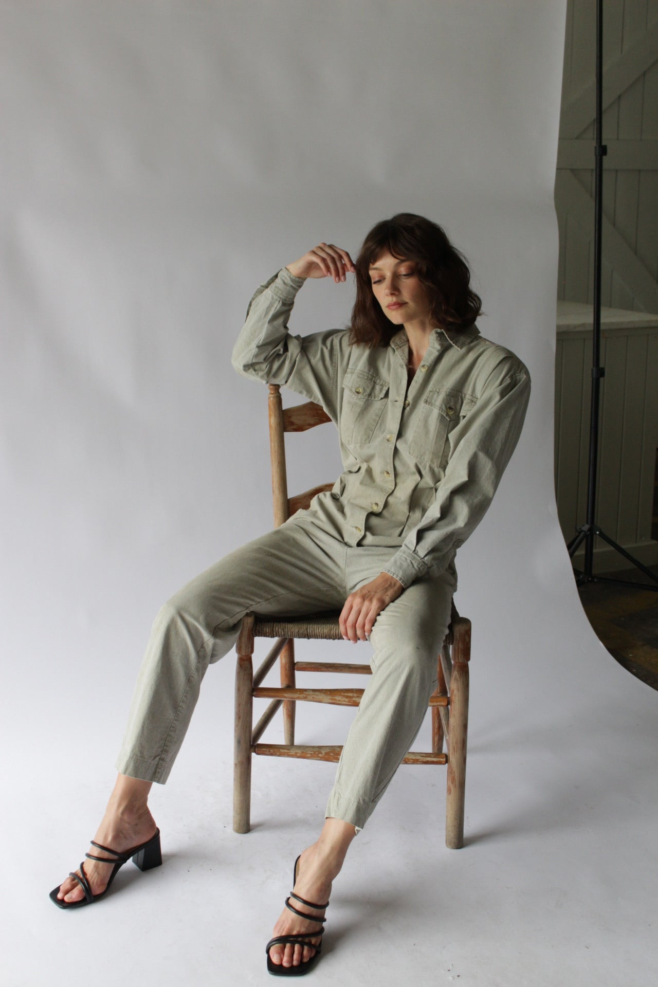 Vintage Banana Republic Faded Canvas Jumpsuit